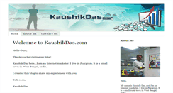 Desktop Screenshot of kaushikdas.com